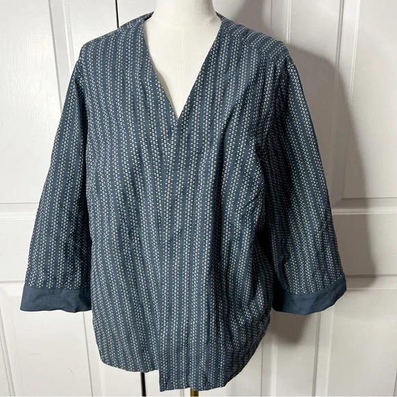 Pure Jill Cotton Dobby Jacket (size 2X) - Picture 5 of 10